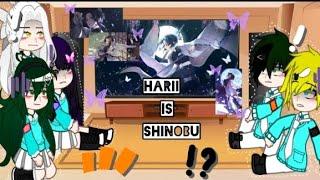 []SH school AU react to hari is shinobu[] [SH] •spoiler•