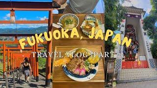 FUKUOKA TRAVEL VLOG (Part 2) ~ Ohori Park,  Ukiha Inari & Kushida Shrine + travel tips & itinerary!