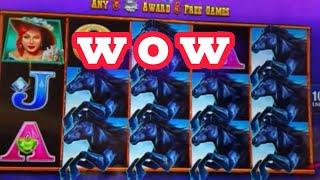 FULL SCREEN of Wilds for HUGE WIN! All Aboard #casino #gaming #slotmachine