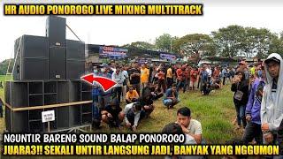 JUARA 3, PADAHAL CUMA SEGINI- HR AUDIO PONOROGO- Live mixing Sound Ponorogo Lap.borang 2022