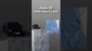 1_vs_500_Broken_Glass_Pieces_3D_Simulation_#3danimation #games #animation