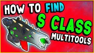 HOW TO FIND S CLASS MULTITOOLS! Coordinates Alien Multitool & Experimental Multitool | No Man's Sky