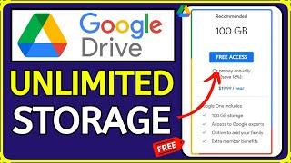 How to Get FREE Unlimited Storage in Google Drive (2024) - Legal Method