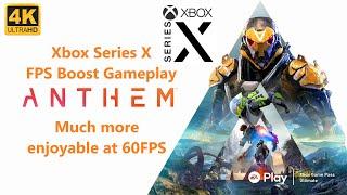 Anthem FPS Boost Xbox Series X Gameplay. More enjoyable at 60fps