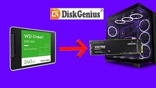 Clone Windows 11 SSD Drive to Another SSD NVMe Drive with DiskGenius Easy Step-by-Step Guide