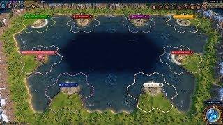 Civ 6 AI Only Timelapse: Storm of Civilizations