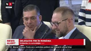 DELEGAȚIA FMI ÎN ROMÂNIA. ÎNTÂLNIRI LA BNR ȘI CU M. CIOLACU_Știri B1TV_4 febr. 2025