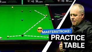 Jimmy and Reanne recreating Higgins masterstroke! | Practice Table | Eurosport Snooker