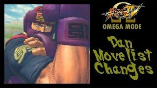 USFIV: Omega Mode - Dan Move List Changes