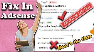 Fix In AdSense Error Problem Solve 2023 | Missing Payment Details, AdSense Account Was Disapproved