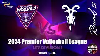 PVL 2024 - U17 Div 1 - Wolves vs UQ (Game 9 - Round 12)