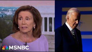Nancy Pelosi: It's up to Biden to decide if he's going to run; whatever he decides, we go with