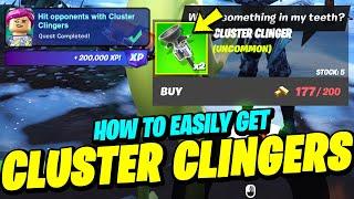 How to EASILY Hit opponents with Cluster Clingers LOCATION - Fortnite Chapter 5 Quest