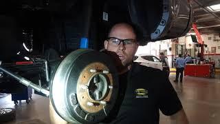 Best technique for adjusting rear brake shoes on Toyota Tacoma Drums