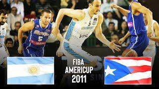 Argentina  v Puerto Rico  - Classic Full Games | FIBA AmeriCup 2011