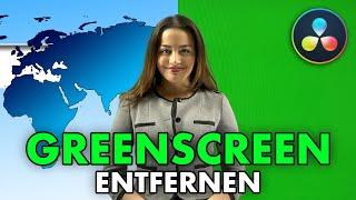 EINFACH Greenscreen ENTFERNEN | KEYING in FUSION | DaVinci Resolve TUTORIAL (Deutsch)
