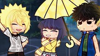 "THE RAIN!"️||meme/Gacha trend [Naruto/Boruto] NaruHina GC: Kawaki, Boruto, Himawari.