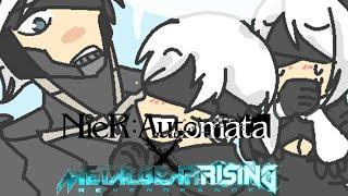 Metal Gear Rising x Nier Automata 2B and 9S Meet Raiden (Comic Dub)