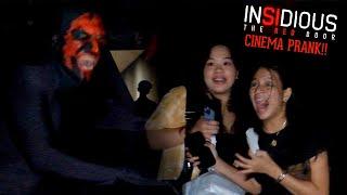 INSIDIOUS CINEMA PRANK! LIPSTICK FACE INVADES INSIDIOUS: THE RED DOOR SCREENING! | Prince De Guzman