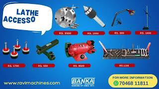 Lathe - Drill - Milling - Slotting Machine Accessories - Workshop Machinery- Banka