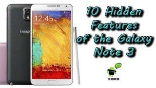 10 Hidden Features of the Galaxy Note 3 You Don't Know About