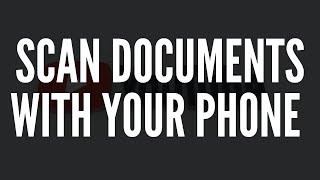 How to use Camscanner to scan documents on your mobile phone