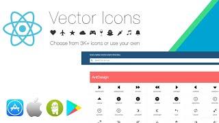 React Native Vector Icons setup & use | React Native | Mr DevGeek | Malik Aamir