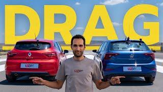 DRAG YARIŞI: Clio 1.0 TCe vs Polo 1.0 TSI DSG | B Segmentinin En Çok Tercih Edilen Arabaları