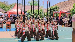 TONGKAT NYA HAMPIR JATUH LKBBT SMPN SATU ATAP MUARAGEMBONG DI LASTADESKA II