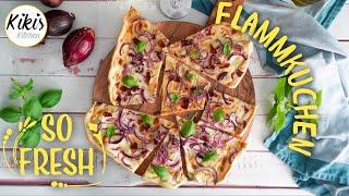 Flammkuchen ohne Hefe - Ruckzuck Rezept für den Hunger zwischendurch