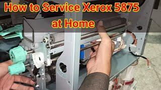 Xerox 5875 Full Service At Home without Changing Any Parts Xerox 5755 Full Service