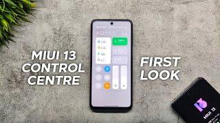 MIUI 13 New Control Centre First Look | Real Or Fake ? iOS Copy