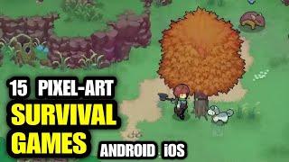 Top 15 Best Pixel Art Survival game Offline & Online Multiplayer 2023 Android iOS