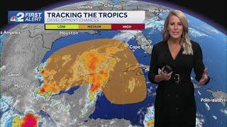 Area to watch in the Caribbean Sea and Gulf of Mexico