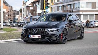 Mercedes A45 S AMG with Decat Milltek Exhaust - Launch Controls & Accelerations !