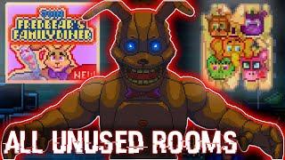 FNAF: INTO THE PIT | ALL UNUSED PIZZERIA ROOMS (SAFE ROOM?) SWITCH CUT CONTENT