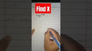 Value of x #shorts #ytstudio #maths #logarithm