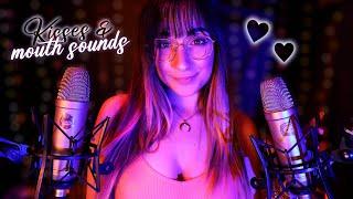 ASMR | Soft Kisses & Mouth Sounds  (Ear-to-Ear)