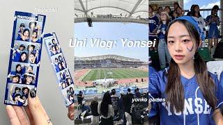 Uni vlog️ | Yonsei UIC, yonko games, freshman dorm life, going to classes
