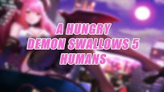 A Giantess Demon Swallows You Whole [Vore Asmr]