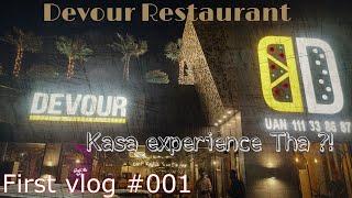 Devour Restaurant review ￼First time visit first vlog explore ￼restaurant and good vibes￼ good taste