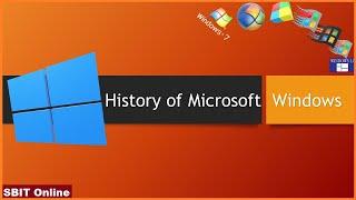 History Of Microsoft Windows Operating Systems (Windows 10 - 1.0) || sbitOnline