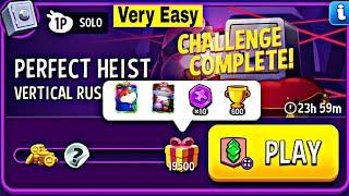 vertical rush super sized solo challenge | very easy solo | match masters | perfect heist today