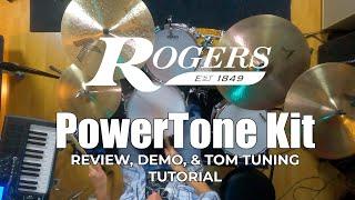 ROGERS POWERTONE KIT REVIEW, DEMO, AND TOM TUNING TUTORIAL