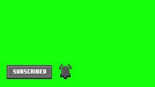 Subscribe Overlay Greenscreen - Minecraft Themed