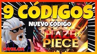 NUEVO CÓDIGO9 CÓDIGOS activos de HAZE PIECE  Reset Stats, Gemas y X2  Roblox 2024 EMiLiOR