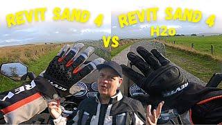 Rev It Sand 4 h2o - Revit Sand 4 vs Sand 4 H2o Gloves - Summer motorcycle gloves with touch screen.