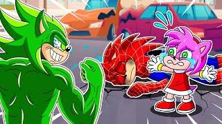 SPIDER MAN SONIC AGAINST HULK SONIC | Sonic the Hedgehog 2 Animation | Sonic Adventures