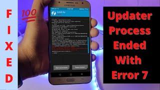 [FIX] Updater Process Ended With Error: 7 | 2020 | TAKNIKI AKASH
