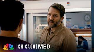 Ripley and Frost Try to Keep a Suspected Con Man from Leaving | Chicago Med | NBC